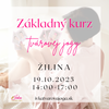 Základný kurz NAŽIVO v ŽILINE 19.10.2025